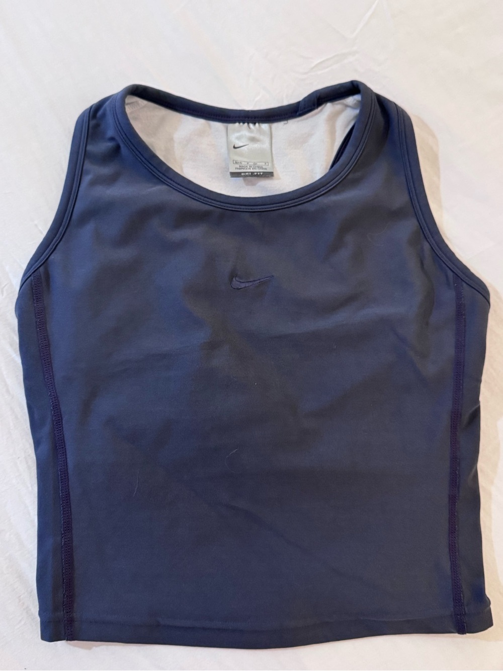 Nike blue Dri-FIT Tee with Black Swoosh